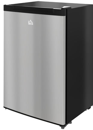 Upright Freezer, 3 Cu Ft Small Freezer with Reversible Single Door, Adjustable Thermostat for Home, Apartment, Silver