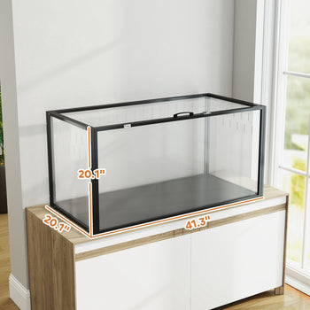 Large Acrylic Hamster Cage, Chewproof Guinea Pig Cage with Openable Top, for Hedgehog, Dwarf Hamster, Rat