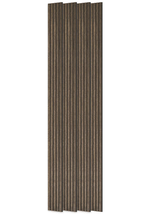 95" x 8" Wood Panels for Wall, 4 Pack Acoustic Panels, Sound Absorbing Slat Wall For Interior Wall Decor, Home, Walnut