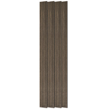 95" x 8" Wood Panels for Wall, 4 Pack Acoustic Panels, Sound Absorbing Slat Wall For Interior Wall Decor, Home, Walnut