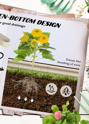 7.9' x 2' x 1.4' Galvanized Raised Garden Bed Kit, Metal Planter Box with Safety Edging, Cream