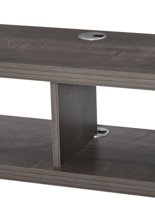 Wall Mounted TV Stand, Media Console Floating Storage Shelf for Living Room or Home Office, Dark Grey