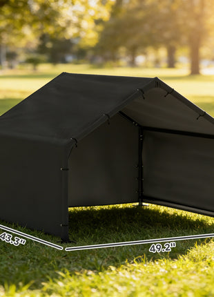 Dog Shade Shelter Outdoor, Dog House Outside with Canopy, Pet Tent for Small Medium Large Breeds