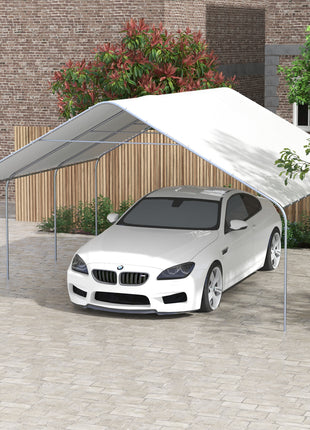 19' x 19.5' Carport, Portable Garage and Patio Canopy Tent, Anti-UV Cover for Car, Truck, Boat, Catering, Wedding