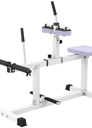 Adjustable Steel Seated Calf Raise Exercise Strength Training Gym Equipment, Purple