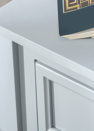 Sofa Side Table, Accent End Table with Storage Drawer and Bottom Shelf for Living Room,Gray
