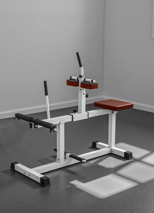 Adjustable Steel Seated Calf Raise Exercise Strength Training Gym Equipment, Brown