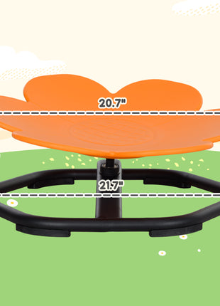 Sensory Spinning Chair for Autism, Kids, Training Body Balance & Coordination, Orange