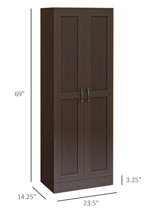 Storage Cabinet w/ Adjustable Shelves, Pantry, Coffee