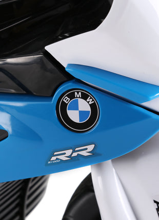 6V 3 Wheeled Electric Motorcycle, Kids Motorcycle Licensed BMW with Headlight, Music, Blue