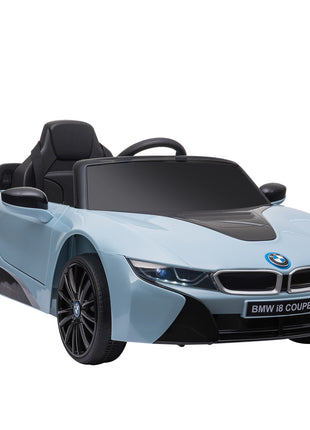 Licensed BMW I8 Coupe 6V Electric Car, Kids Ride-On Car, Battery Powered Toy with Remote Control Music Horn Lights Suspension for 37-96months Old, Blue