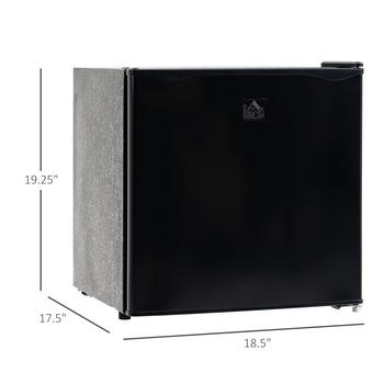 Mini Freezer Countertop, 1.1 Cu.Ft Compact Upright Freezer with Removable Shelves, Reversible Door for Home, Dorm, Apartment and Office, Black