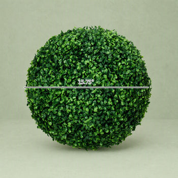 2 Pack Artificial Tree Boxwood Topiary Balls, 15.7 Inch