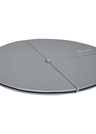 Pole Dance Mat, 2"T x 5'W Folding Pole Crash Mat for Home, Lightweight and Foldable, Gray