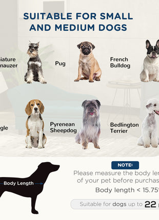 Pet Sofa Dog Sofa for Small Dogs with Storage, Dark Blue