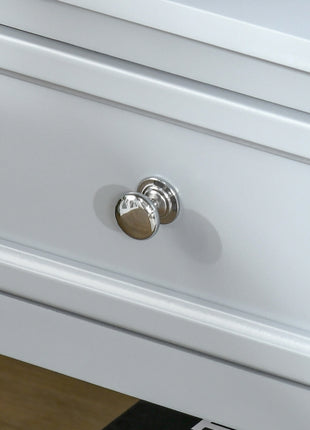 Sofa Side Table, Accent End Table with Storage Drawer and Bottom Shelf for Living Room,Gray