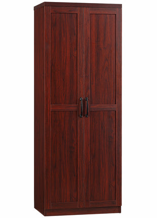 63" 2-Door Kitchen Pantry, Freestanding Storage Cabinet with 5-tier Shelving and 2 Adjustable Shelves for Dining Room, Espresso