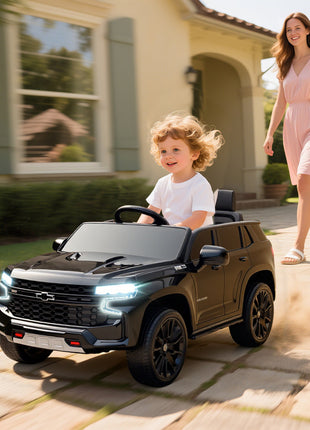 Electric Ride on Car 12V Kids Ride-on Toy, Black