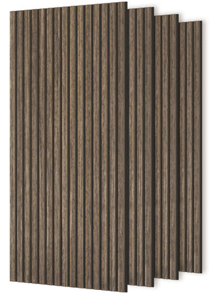 47" x 24" Wood Panels for Wall, 4 Pack Acoustic Panels, Sound Absorbing Slat Wall for Wall Decor, Home, Walnut