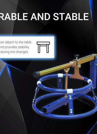 Motorcycle Tire Changer Stand with Adjustable Bead Breaker, Fit for 16-22in Tyres