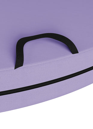 Foldable Crash Mat, Pole Padding with Carrying Handles and EPE Foam for Dance Training and Exercise, Purple