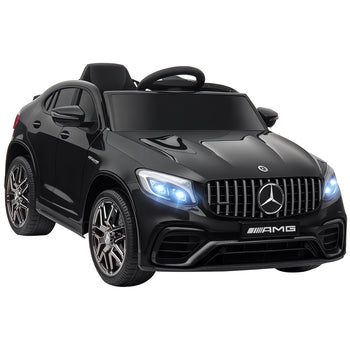 Toddler Ride On Car (Mercedes Benz AMG GLC63S Coupe) Electric Kids Ride On Car with 2 Speed, MP3 Player, Light, Horn, Songs, Suspension - Fun for Toddlers and Kids - Black