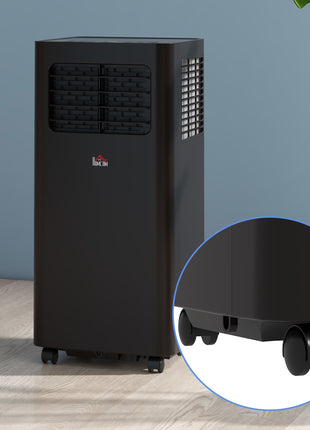 8000 BTU Mobile Air Conditioner, 345 Sq. Ft., AC Unit with Dehumidifier, Sleep, 24H Timer On/Off, Window Kit, Black