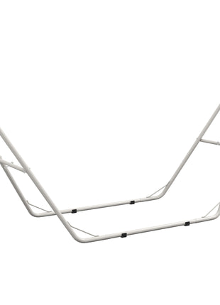 Hammock Stand, Portable Adjustable Steel Frame Hammock Stand, Weather Resistant, 10.3', 550 lbs. Capacity, White