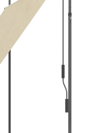 6.5' x 4' Manual Retractable Awning, Non-Screw Patio Awning, UV Resistant for Window or Door, Beige