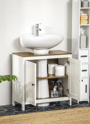 Bathroom Sink Cabinet, Freestanding Under Sink Cabinet Adjustable Shelf