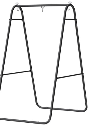 Hammock Chair Stand Only Heavy Duty Solid Steel A-Frame for Hanging Hammock, Egg Chair, Max Load 330 LBS, Black