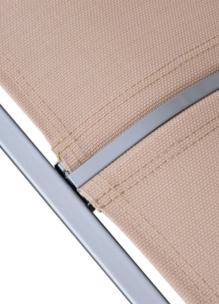 3-Seat Outdoor Porch Swing Chair, Patio Swing Glider with Adjustable Canopy, Breathable Seat, and Steel Frame for Garden, Poolside, Backyard, Beige