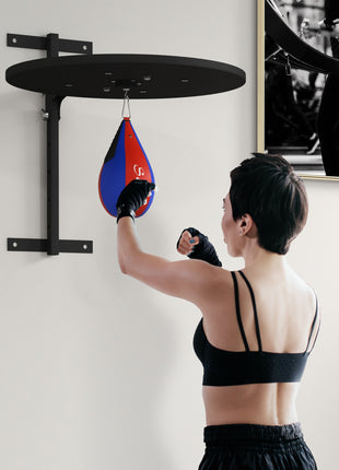 Wall Mounted Speed Bag Platform, Height Adjustable Punching Bag Training Kit