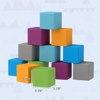 12 Piece Soft Play Blocks Soft Foam Toy for Kids, Contemporary