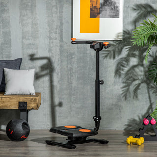 Foldable Ab Twister Board for Waist Trimming with LCD Display, Ab Workout Equipment for Women and Men, Orange