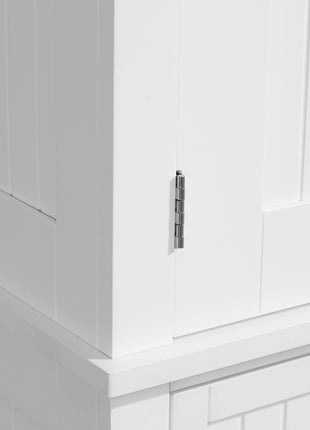 72" Kitchen Cabinet, Pantry Storage Cabinet with Doors and Shelves