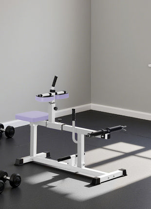 Adjustable Steel Seated Calf Raise Exercise Strength Training Gym Equipment, Purple