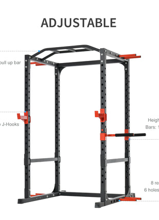 Power Tower Pull Up Bar Squat Rack Power Cage At Home Workout Equipment,Upper Body Strength Training Equipment