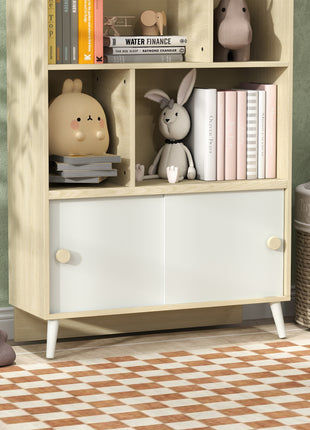 4-Cubby Children's Toy Shelf, Kids Bookshelf and Toy Storage for Playroom, Children's Room, Living Room,