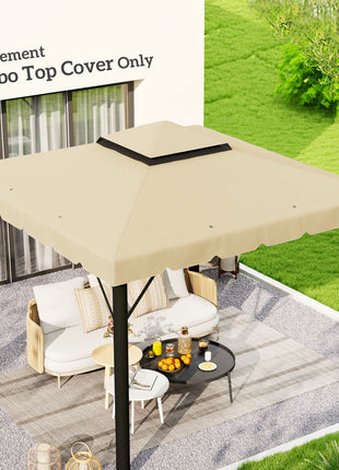Model 84C-051 or 84C-269 10' x 10' Gazebo Replacement Canopy, Beige