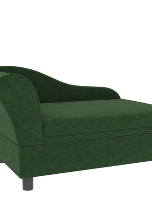 Pet Sofa Bed Couch with Storage, Pet Sofa for Cats and Small Dogs, Green