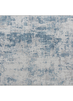 Area Rug 8x10, Machine Washable Rug, Non-Slip Modern Abstract Floor Carpet for Living Room, Bedroom, Dining Room, Blue