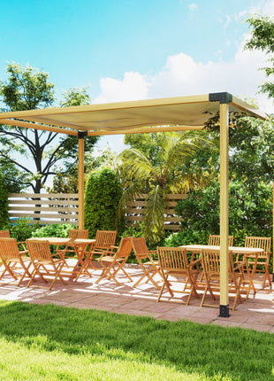 8PCS Pergola Kit, Pergola Brackets with 3-Way & 4-Way Corner Brackets for 4"x4" (Actual 3.6"x3.6") Lumber