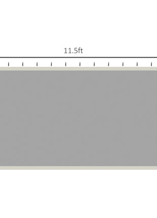 Universal Replacement Mesh Sidewall Netting for 9.84' x 13.1' Gazebos and Canopy Tents with Zippers, (Sidewall Only) White