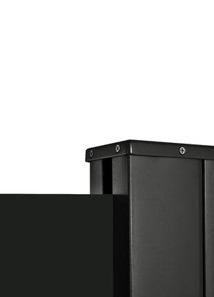 118" x 79" Side Awning, Retractable Privacy Screen & Driveway Guard, Instant Outside Screen, Wall, or Fence, Side Shade and Wind Block for Indoor Outdoor, Garden, Black