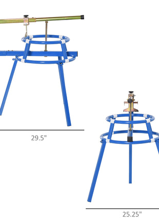 Motorcycle Tire Changing Stand Durable Steel Machine with Adjustable Bead Popper and Leverage Handle for 16" - 24" Multi Size