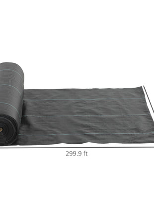 6FT x 300FT Weed Barrier Landscape Fabric, 5oz Heavy Duty Woven Weed Control Fabric for Landscaping