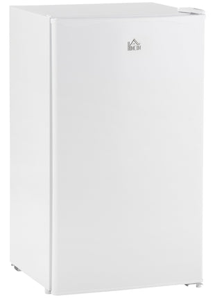 Mini Fridge with Freezer, 3.2Cu.Ft Compact Refrigerator with Adjustable Shelf, Mechanical Thermostat and Reversible Door for Bedroom, Dorm, White