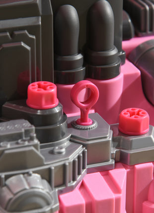 Mechanic Kids Truck Engine Toy Set, Car Service Play Set, Pink
