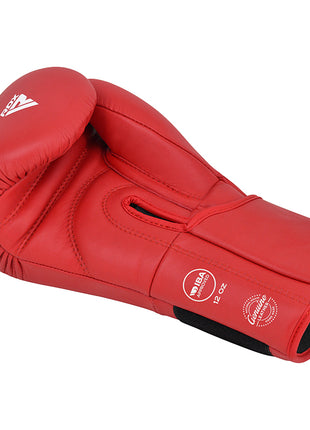 RDX IBA Boxing Gloves for Amateur Competitions Red